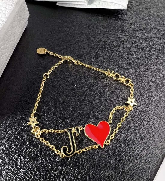 Christian Dior CD Heart Shape Bracelet