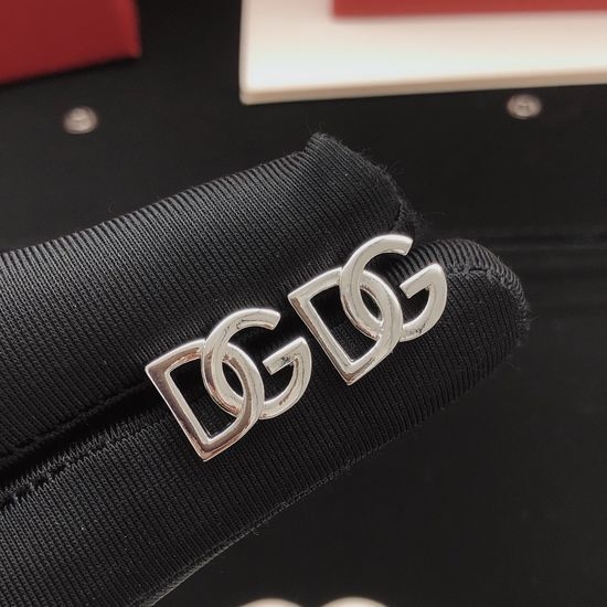 Dolce & Gabbana Smooth Glossy Stud Earrings