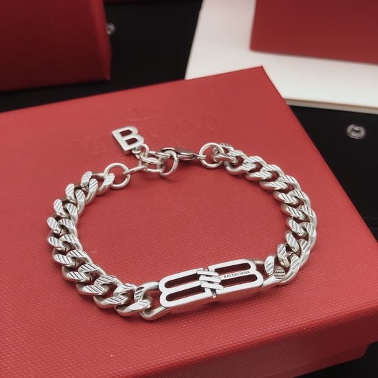 Balenciaga Brass Material Classic Bracelet
