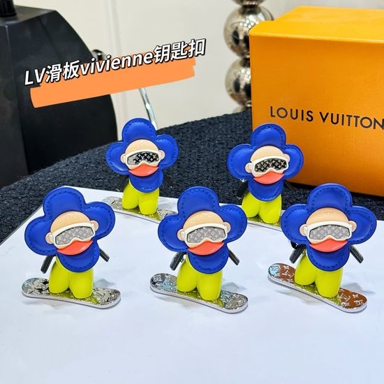 Louis Vuitton LV Cute Cartoon Figure Keychain Bag Charm