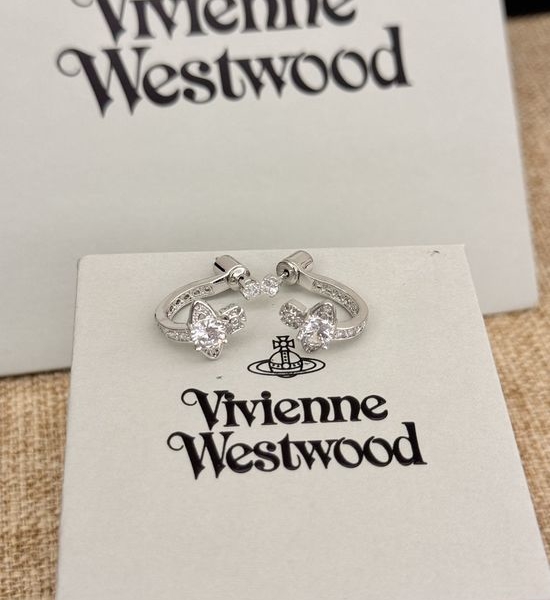 Vivienne Westhood Semi Three Dimensional Planet Earrings