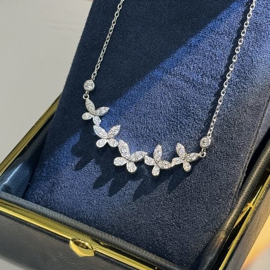 Graff Diamond Butterfly Pendant Necklace