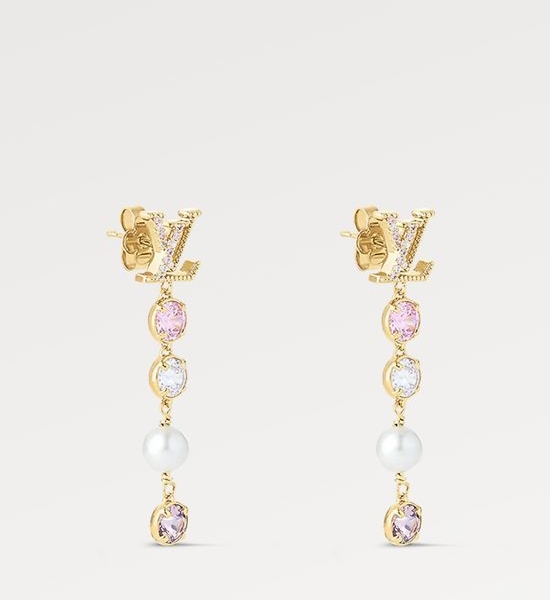 Louis Vuitton LV Sparkling Crystal Stud Earrings