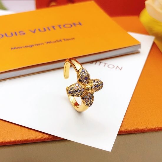 Louis Vuitton LV Floral Design Statement Ring