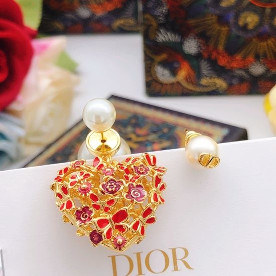 Christian Dior CD Lovely Strawberry Shape Stud Earrings