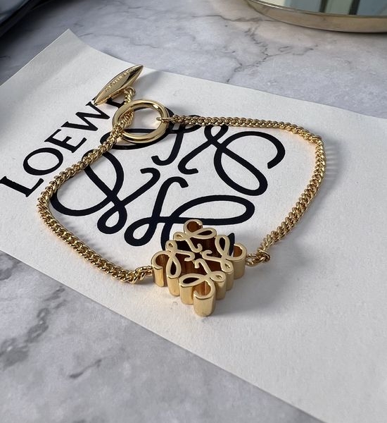 Loewe Logo Engraved Bracelet