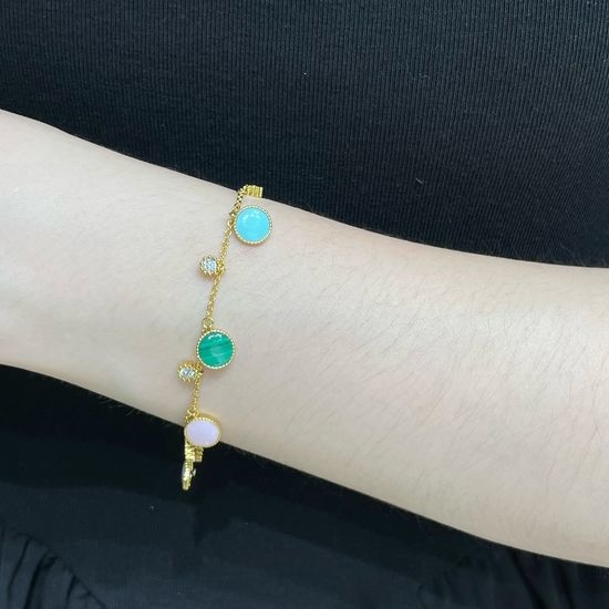 Christian Dior CD Double-Sided Motif Compass Bracelet