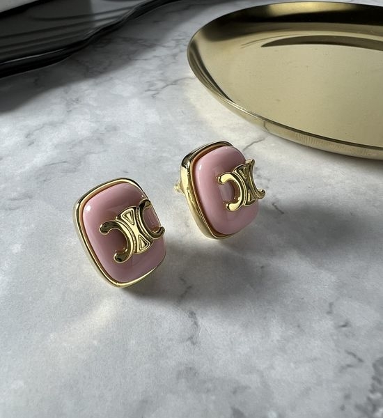 Celine Pastel Color Block Stud Earrings