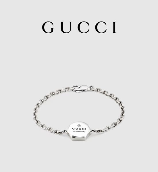 Gucci Thai Silver Necklace And Bracelet