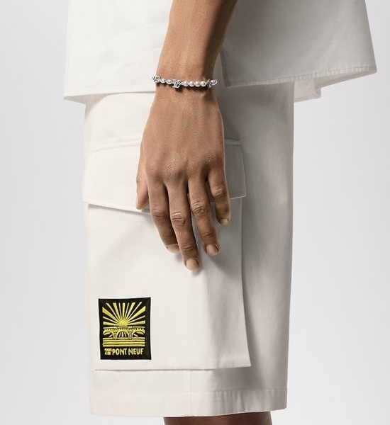 Louis Vuitton LV Asymmetric Beaded Adjustable Chain Bracelet