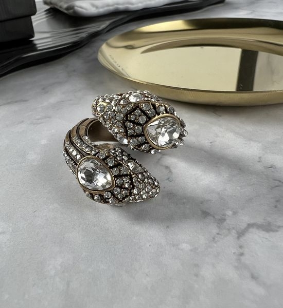 Gucci Vintage Snake Head Design Band Ring