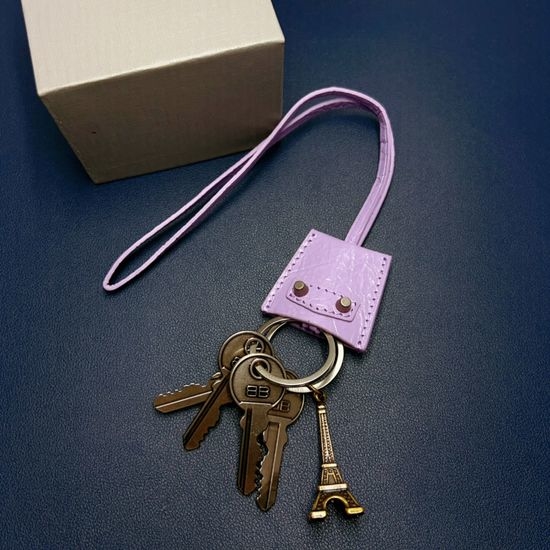 Balenciaga Classic Elegant Metal Keychain Bag Charm