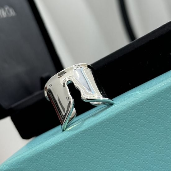 Tiffany & Co. Irregular Polished Adjustable Ring