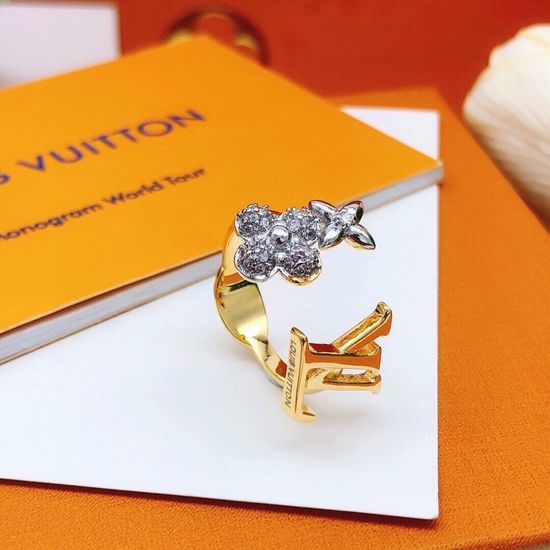 Louis Vuitton LV Latest Design Premium Brass Ring