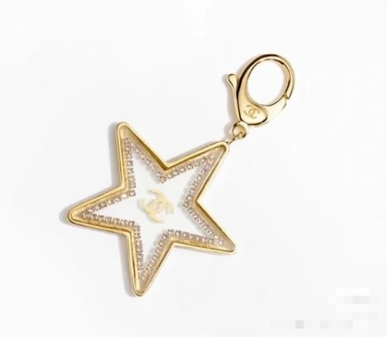 Chanel Chanel Transparent Acrylic Star Keychain