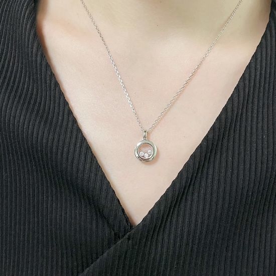 Chopard Gold Plated CNC Polished Round Necklace