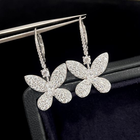 Polo Ralph Lauren Luxury Butterfly Decor Dangle Earrings