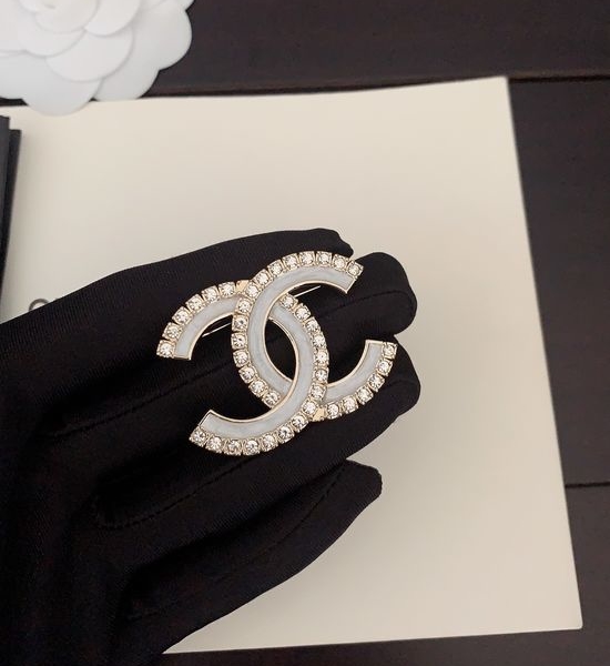 Chanel Full Rhinestone Brooch