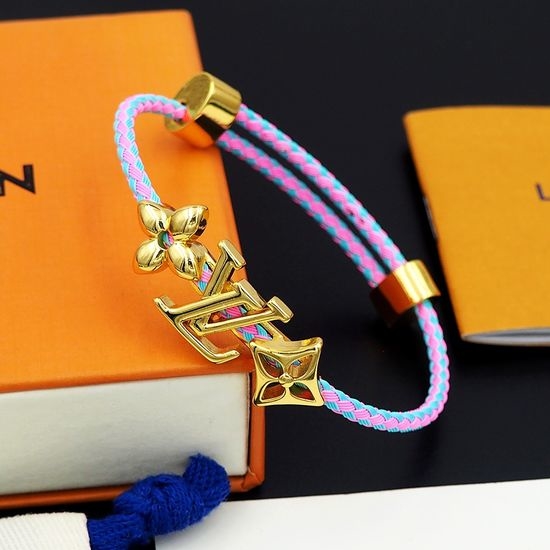 Louis Vuitton LV Lilac Floral Steel Wire Bangle