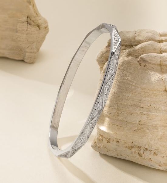Fendi Laurence Graff Half-Diamond Bracelet