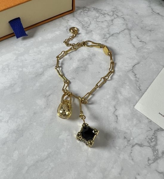 Louis Vuitton LV Luxury Bag Series Bracelet Necklace