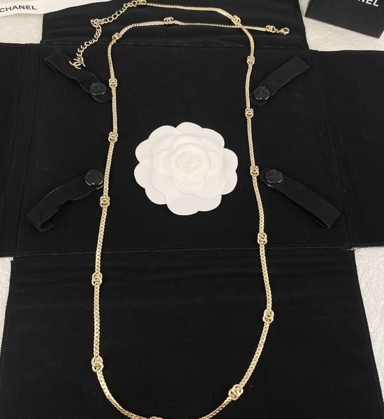 Chanel Multi Flower Pendant Necklace Dual Use