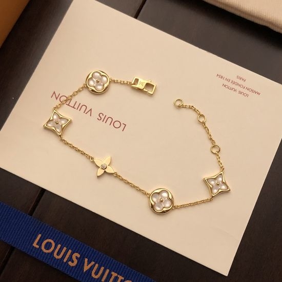 Louis Vuitton LV Five Flower Mother of Pearl Bracelet