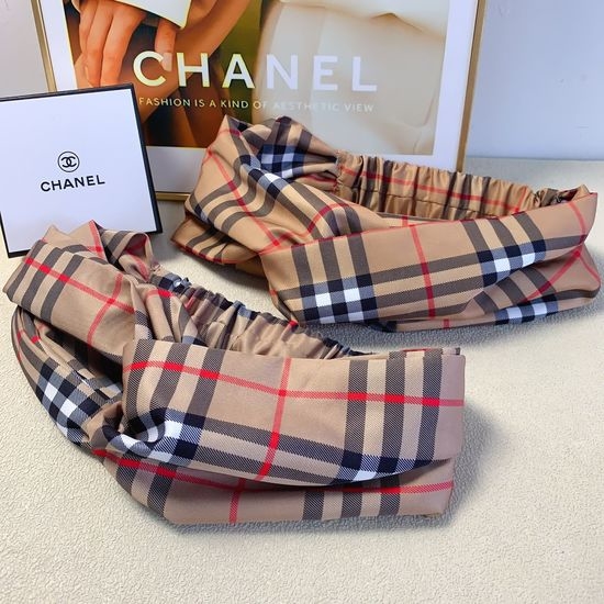 Burberry Plaid Fashion Head Hair Band