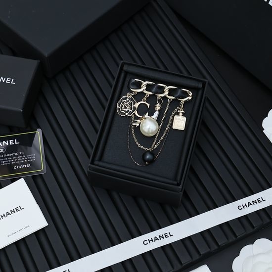 Chanel Sheepskin Tassel Brooch