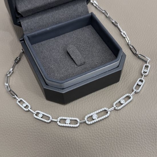 Messika Full Diamond Sliding Necklace