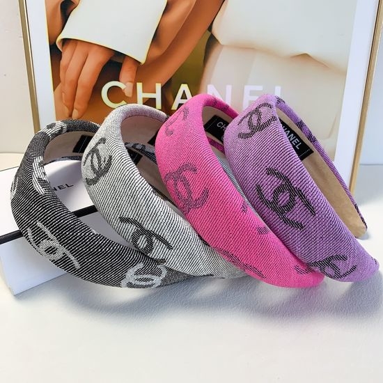 Chanel Wide Minimalist Luxury Hair Hoop