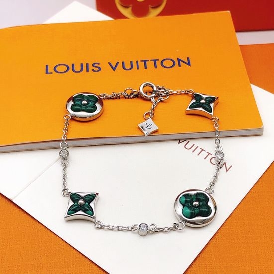Louis Vuitton LV Green Mother of Pearl Bracelet