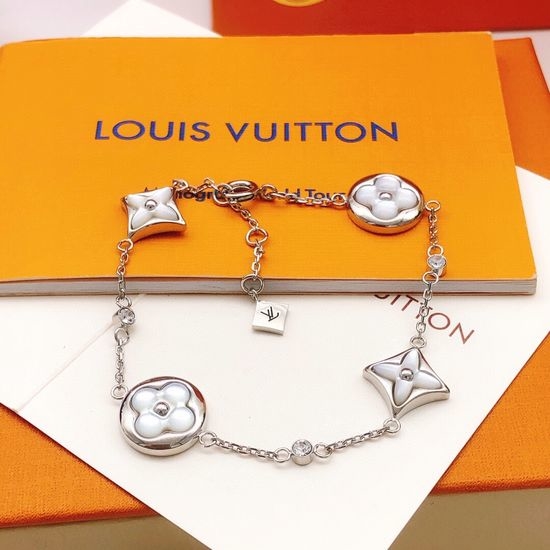 Louis Vuitton LV Mother of Pearl Brass Bracelet