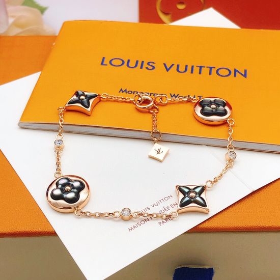 Louis Vuitton LV Rose Gold Mother Of Pearl Bracelet