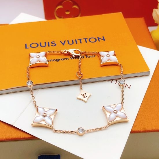 Yves Saint Laurent YSL Rose Gold White Mother of Pearl Bracelet