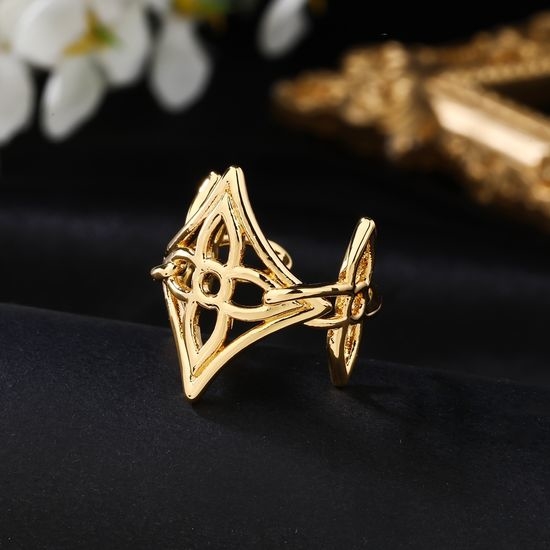 Louis Vuitton LV Exquisitely Crafted Brass Ring