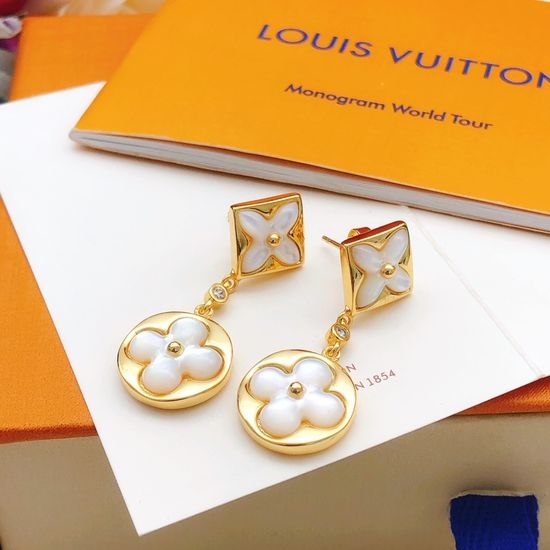 Louis Vuitton LV Mother of Pearl Tassel Earrings