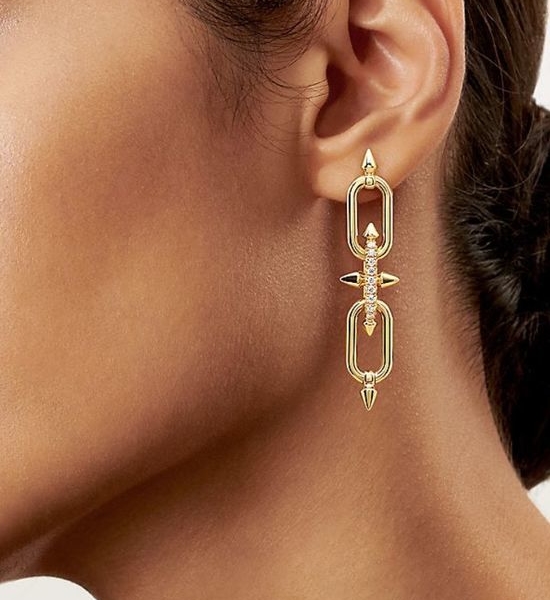 Tiffany & Co. Classic Wavy Chain Earrings