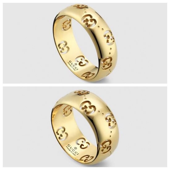 Gucci Curved Classic Couple Ring