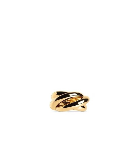 Balenciaga Vintage Silver Plated Brass Ring