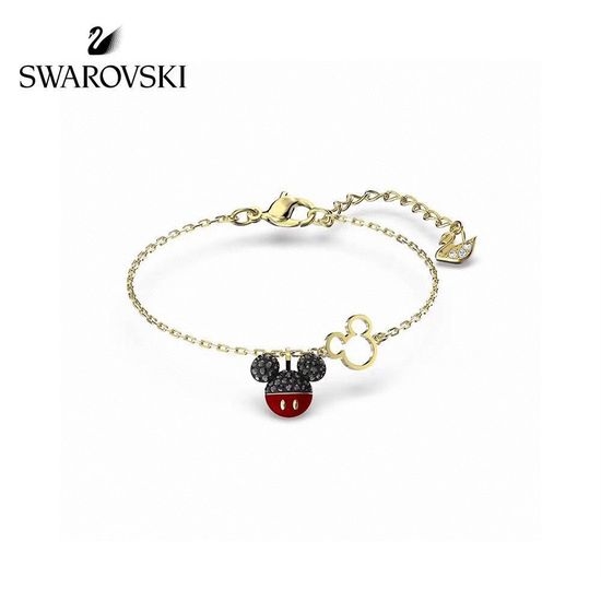 Swarovski Crystal Embellished Mouse Charm Bracelet