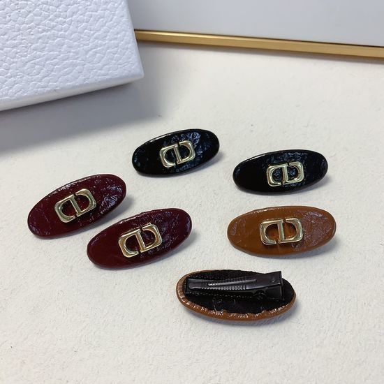 Christian Dior CD Minimalist Daily Hair Side Clips Pair