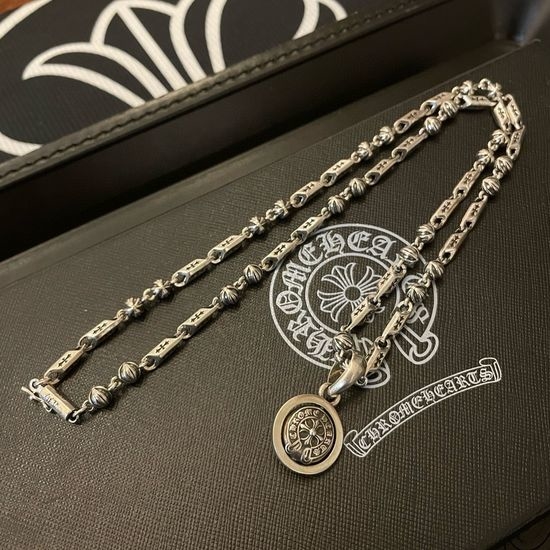Chrome Hearts Diamond Cross Pendant Vintage Necklace