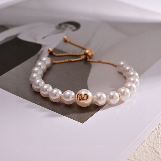 Valentino Minimalist Pearl Bracelet