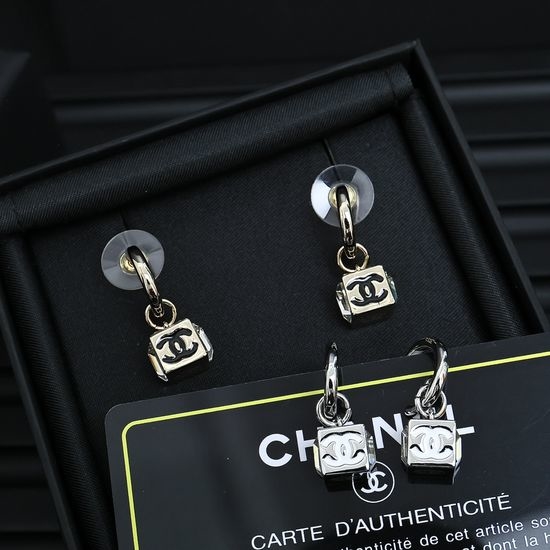 Chanel Square Candy Shaped Earrings