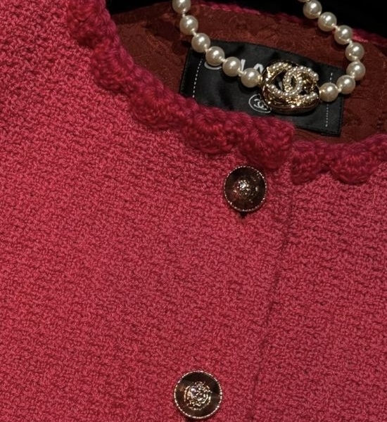 Chanel Gold Hollow Pearl Rhinestone Short Necklace
