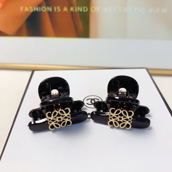 Loewe Stylish Metal Hair Claw Clips Pair