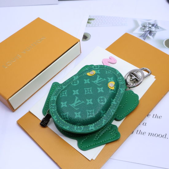 Louis Vuitton LV Frog Shaped Patterned Coin Purse