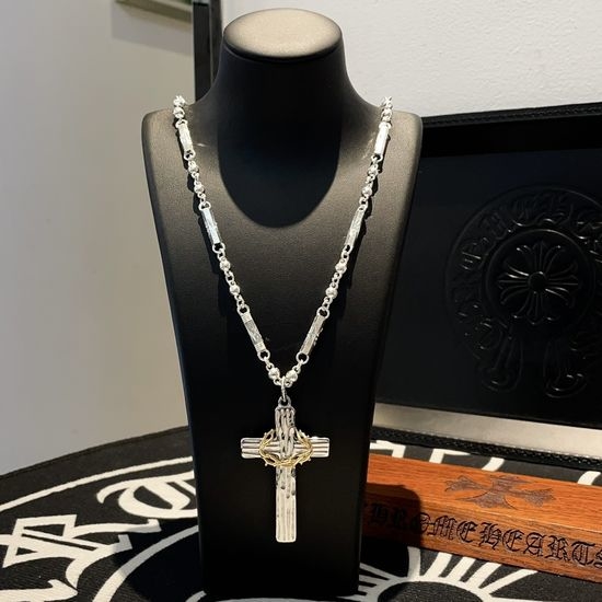 Chrome Hearts Vintage Cross Pendant Necklace
