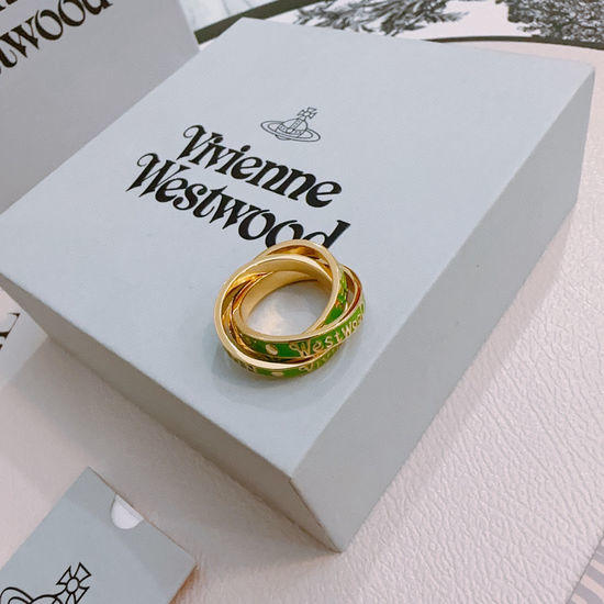 Vivienne Westhood Saturn Pattern Fashion Ring